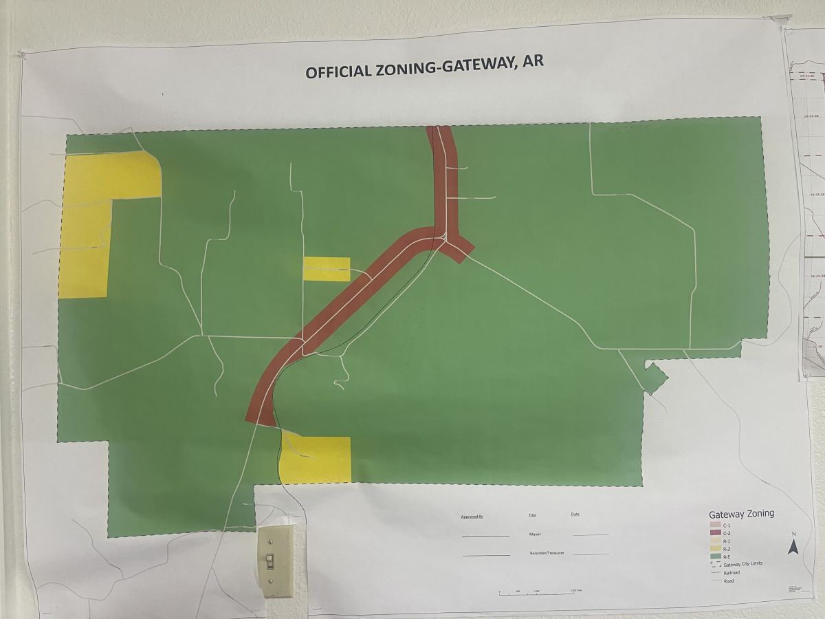 Zoning map of Gateway